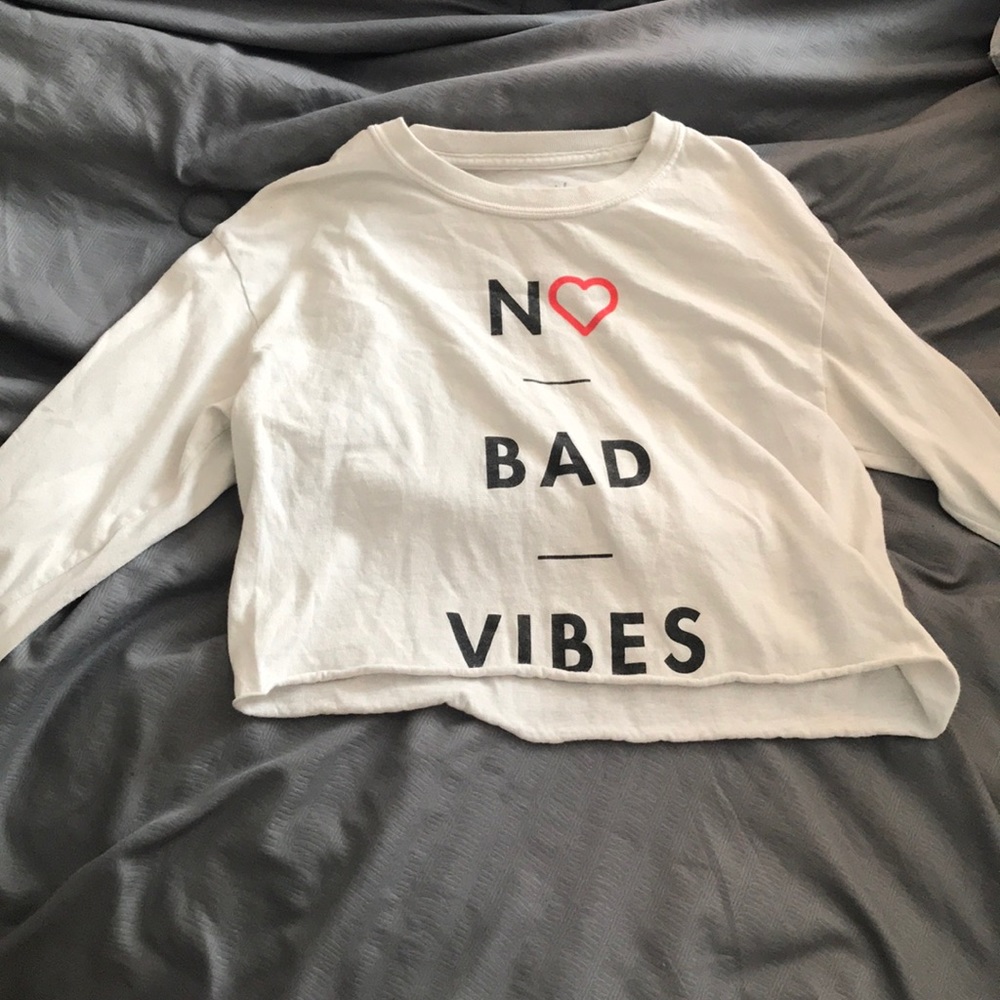 rue21 cropped long sleeve shirt